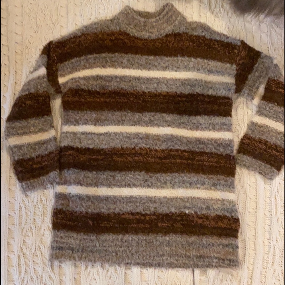 Mock turtleneck sweater